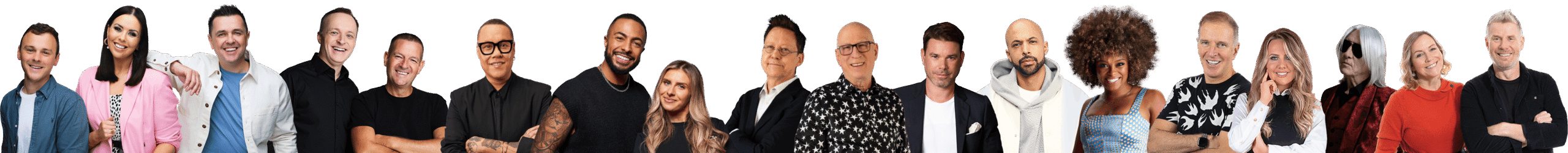 Montage of presenters